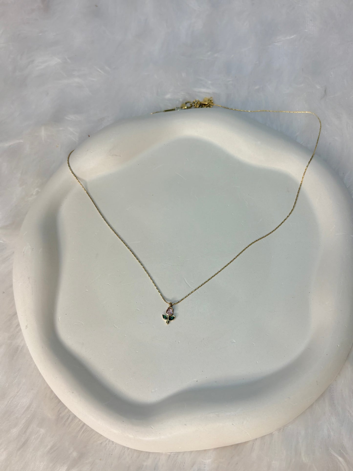 Blush Tulip Necklace