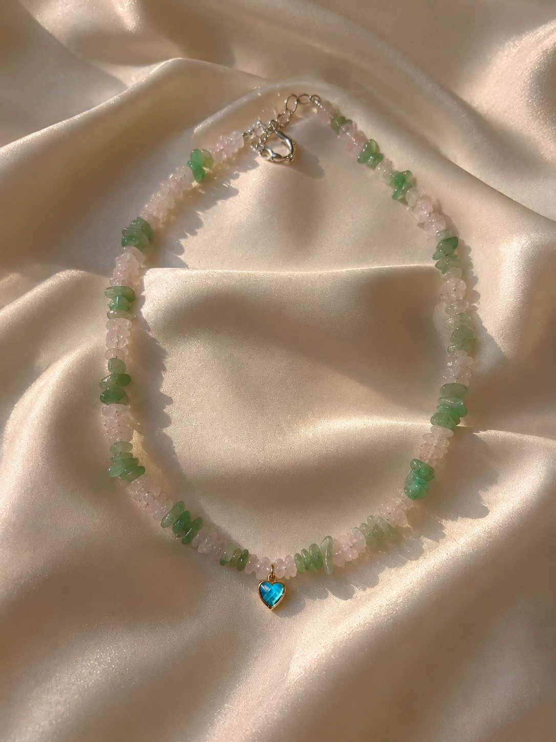 Aurelia Seaheart Necklace handcrafted