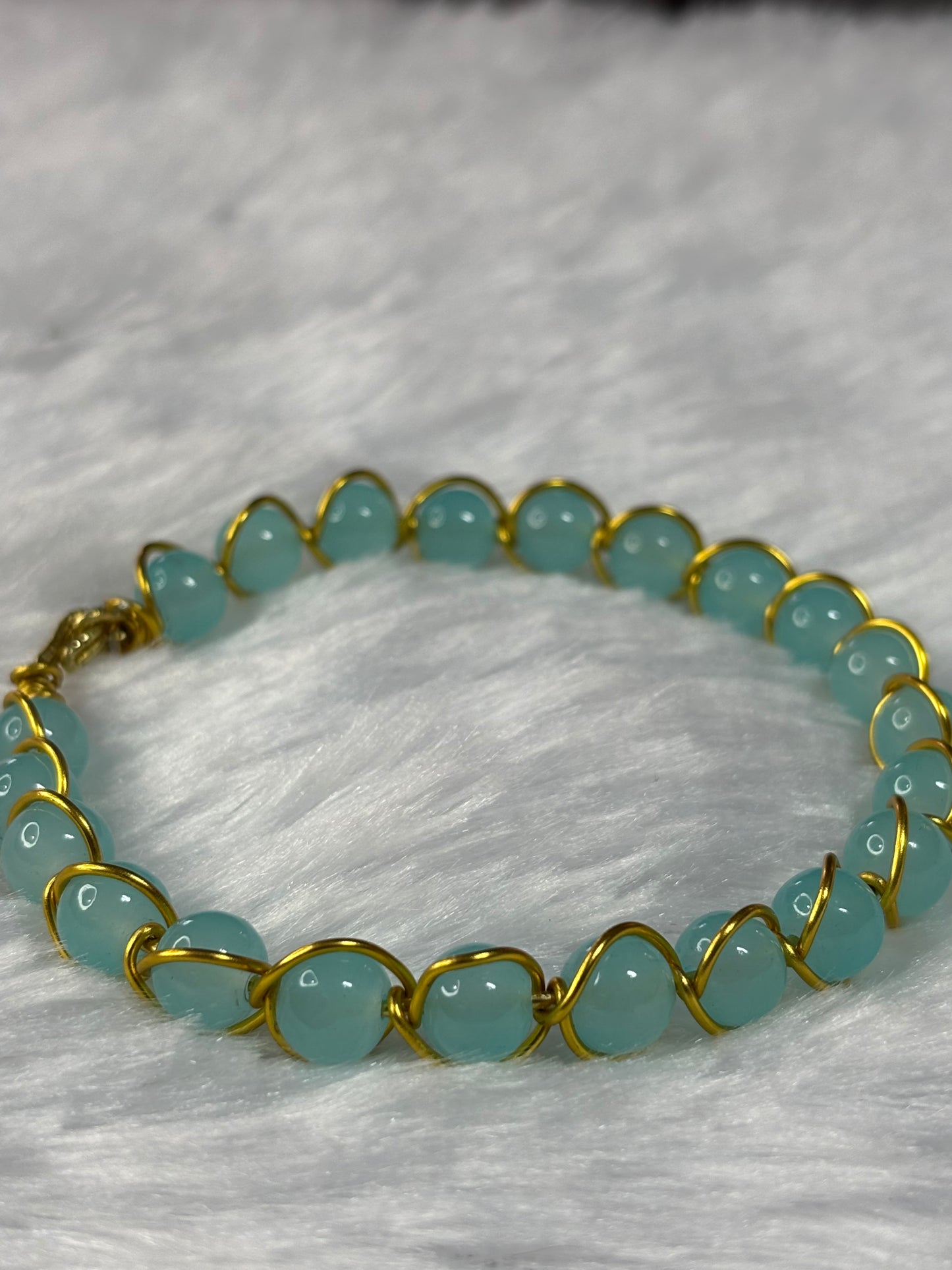 Mint Mist Bracelet Handcrafted