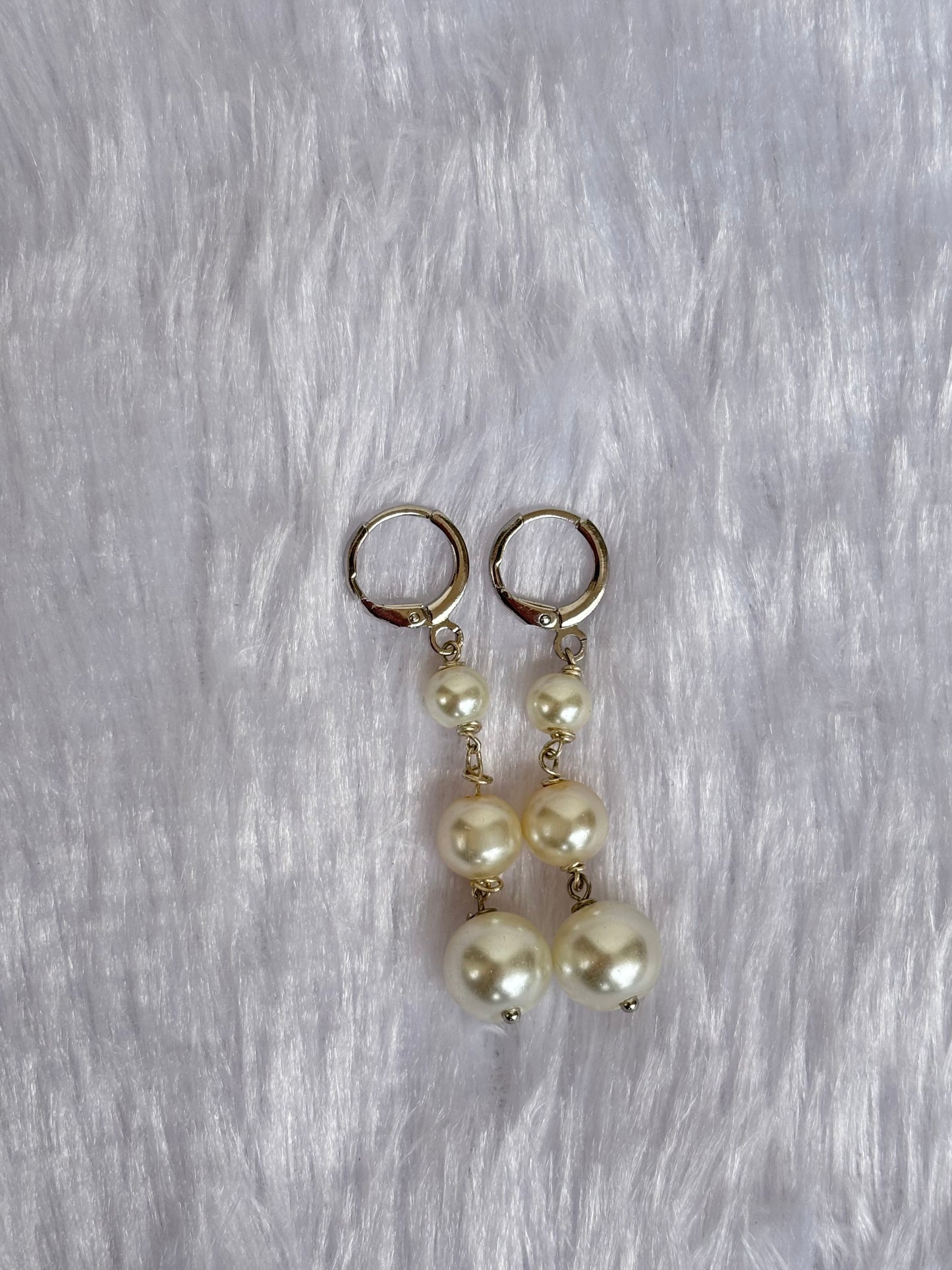 Pearl drop danglers