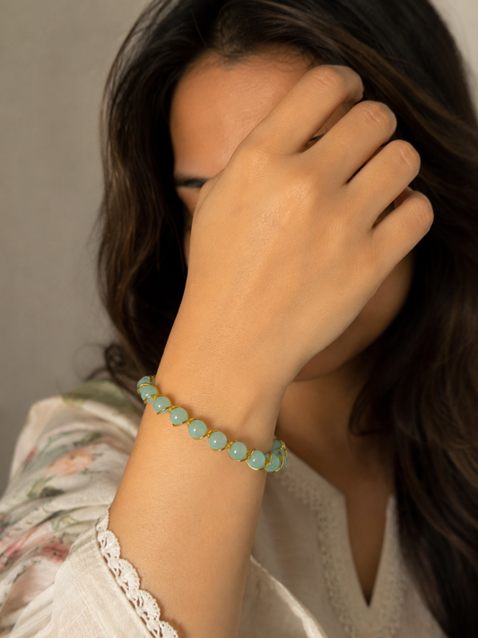 Mint Mist Bracelet Handcrafted