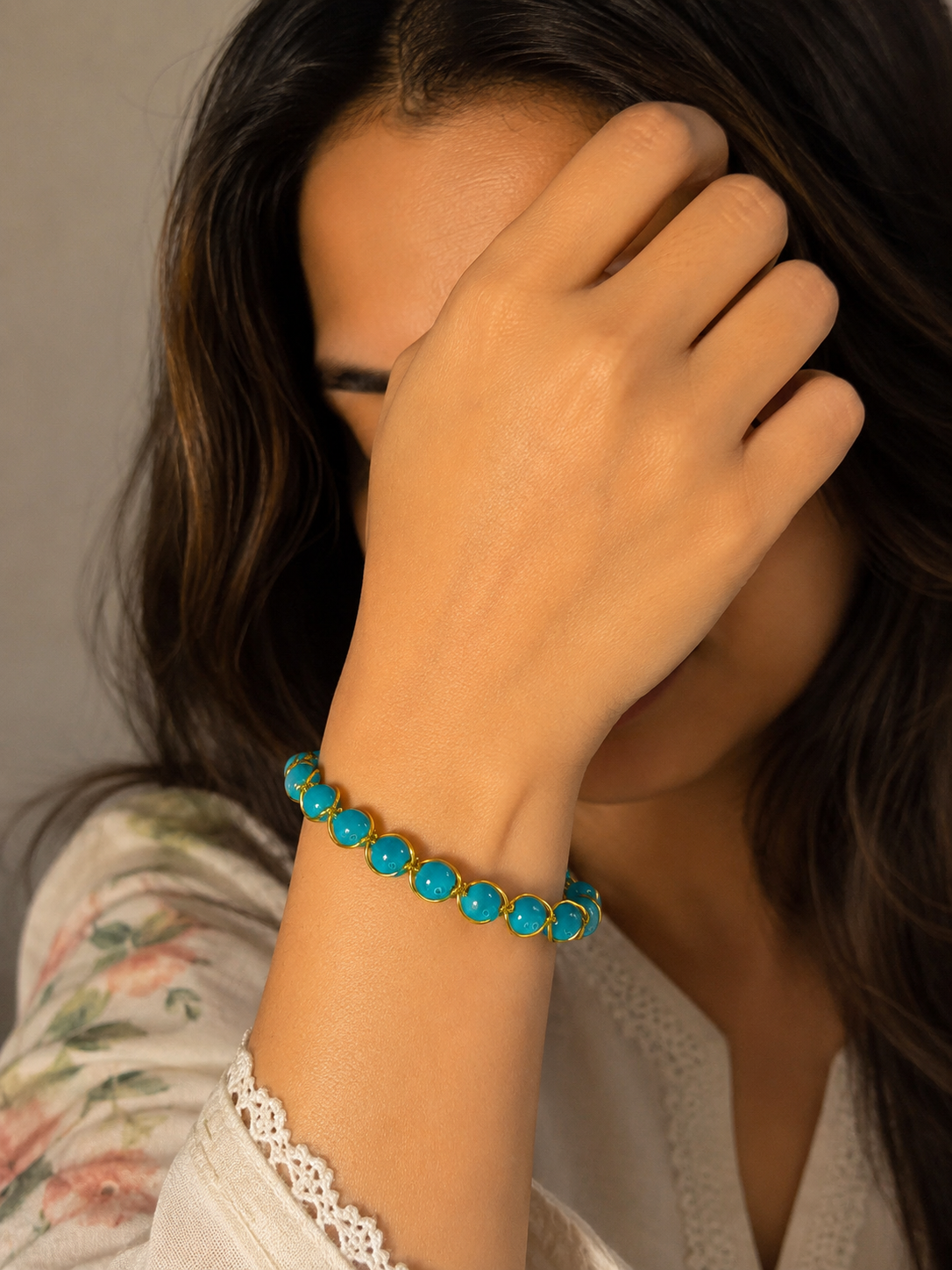 Mint Mist Bracelet Handcrafted