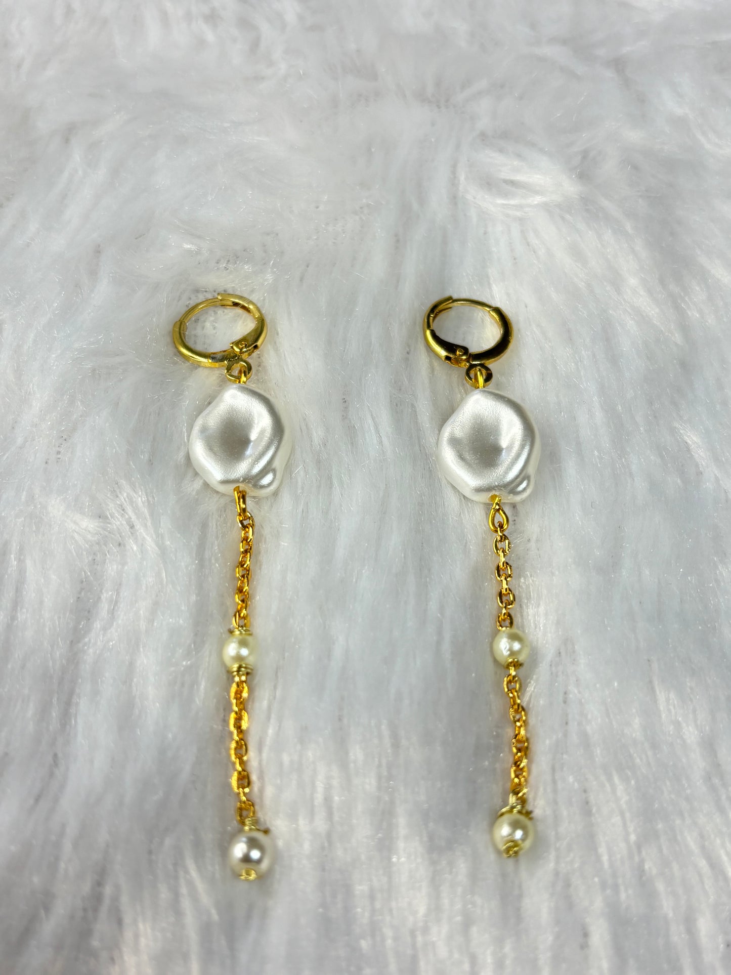 Ivory Whisper Earrings Handcrafted