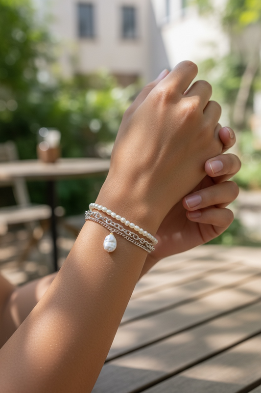 Pearl whisper bracelet