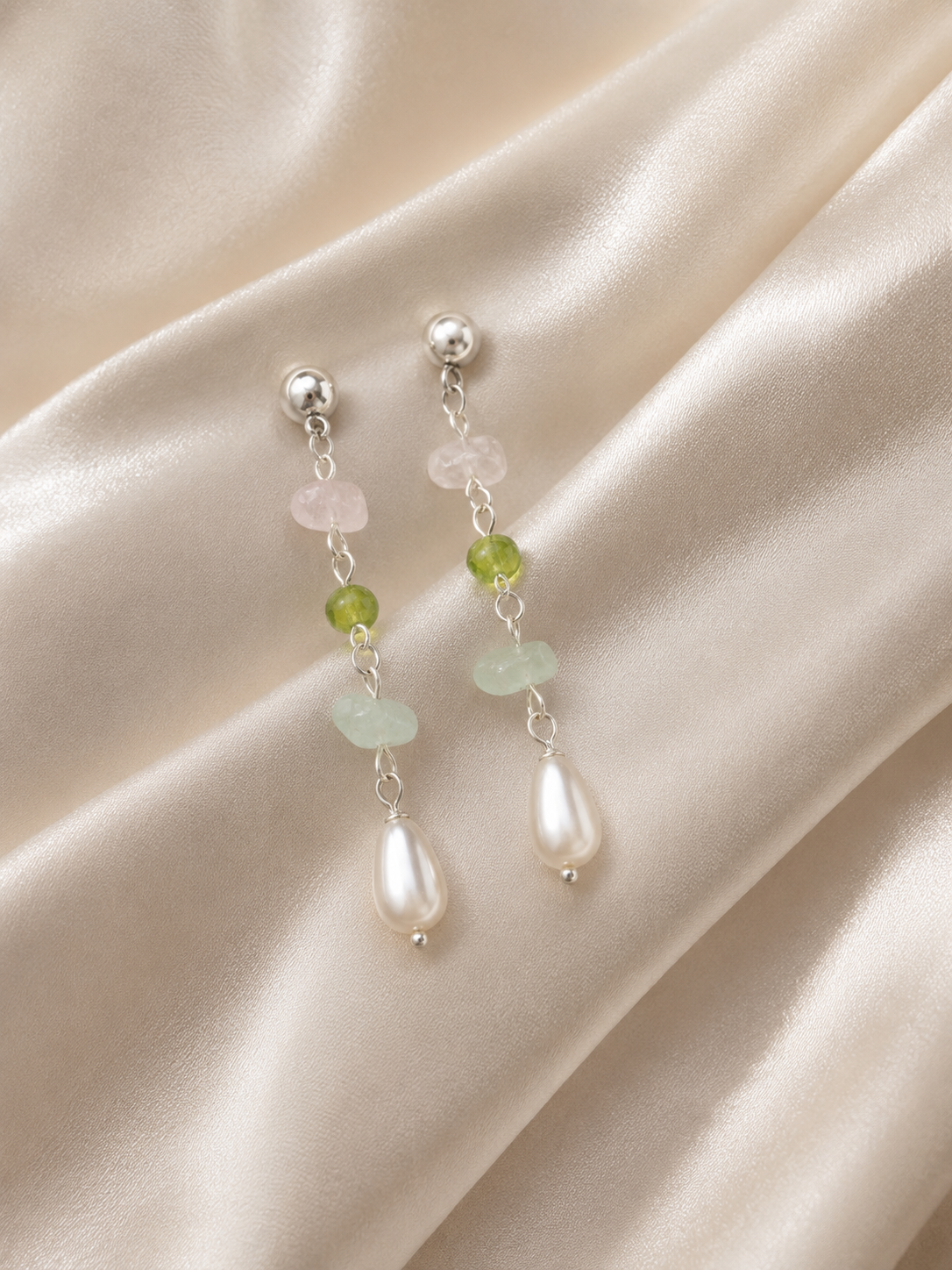 Meadow Dew Earrings Handcrafted