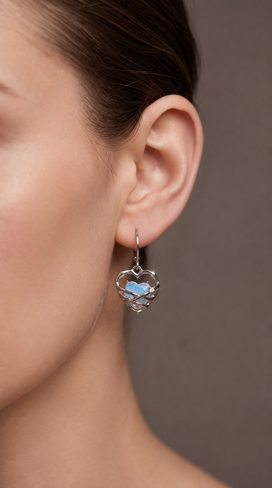 Sky Bloom Earrings (handcrafted)