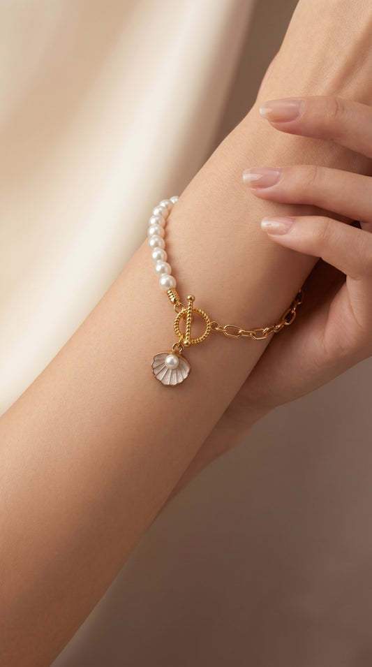 Pearls Drift bracelet Handcrafted