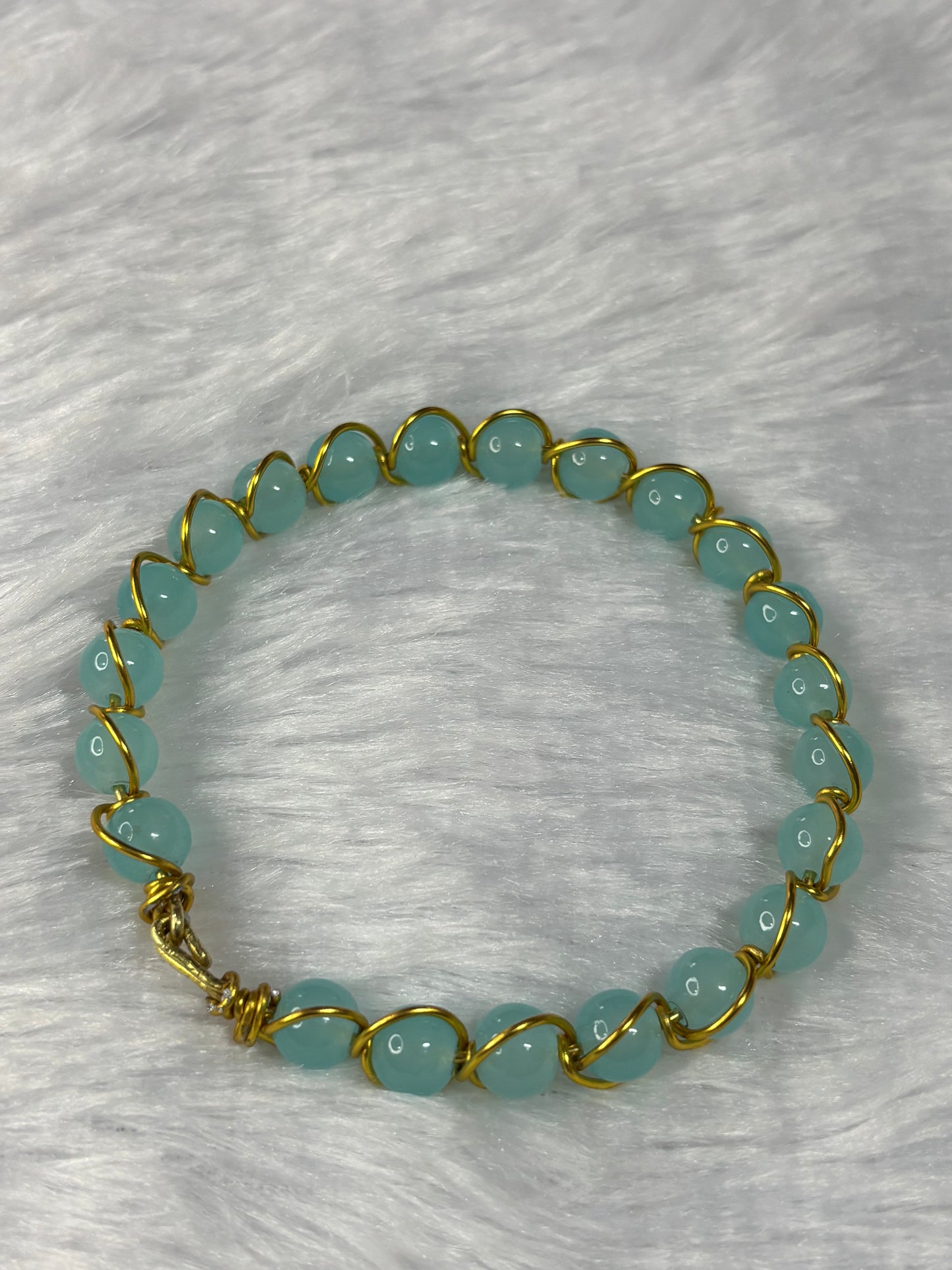 Mint Mist Bracelet Handcrafted