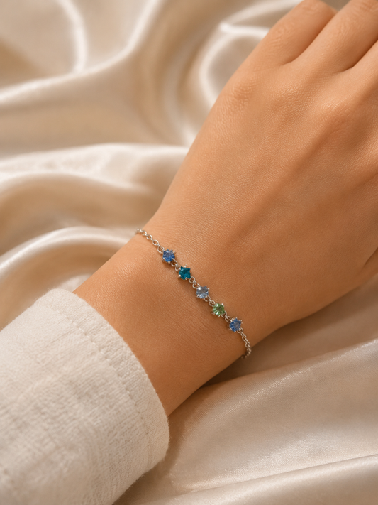 Twilight Bloom bracelet Handcrafted